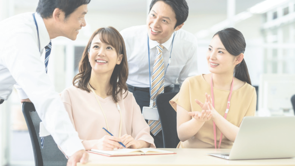 営業部のミーティング