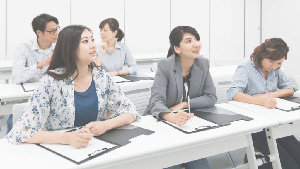 スキルアップセミナーを受講する人たち