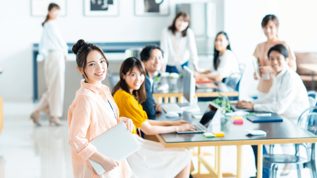 笑顔が溢れる職場
