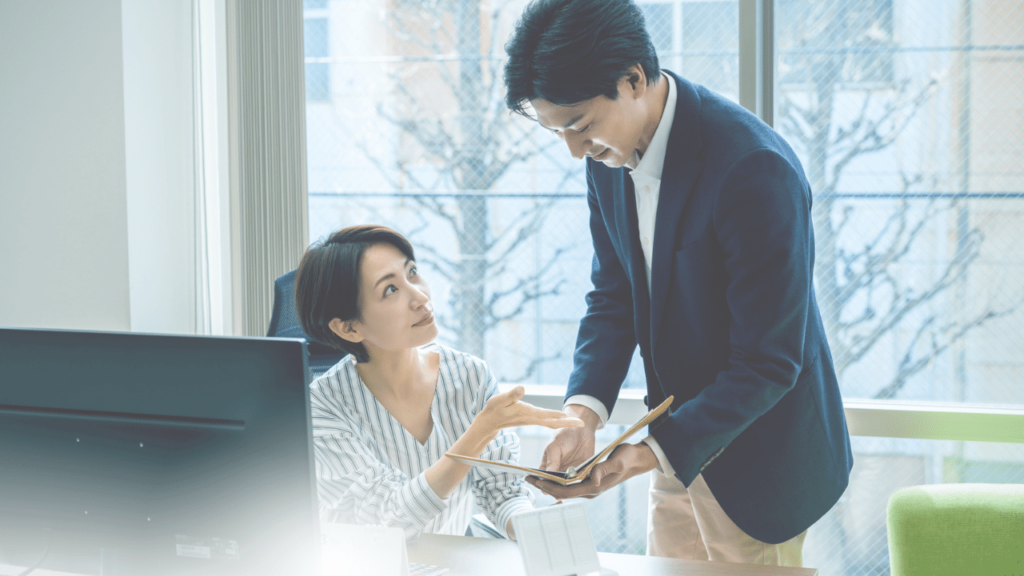 部下とコミュニケーションをとる