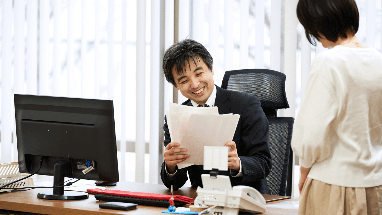 報告が上手な社員