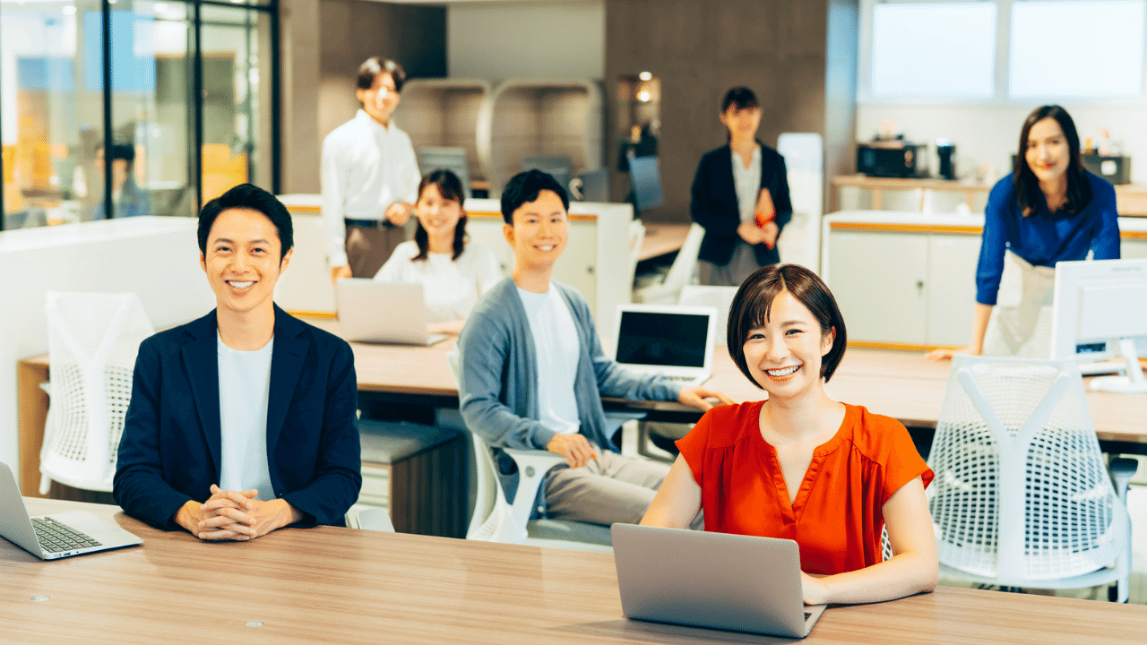 やる気に溢れた職場