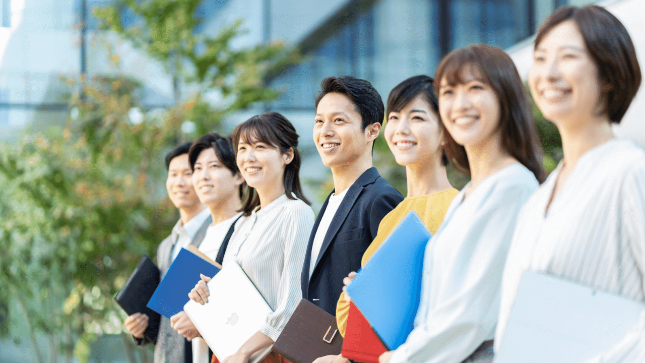 やる気に満ちた従業員たち