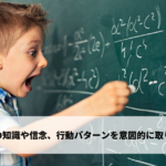 既存の知識や信念、行動パターンを意図的に取り除く